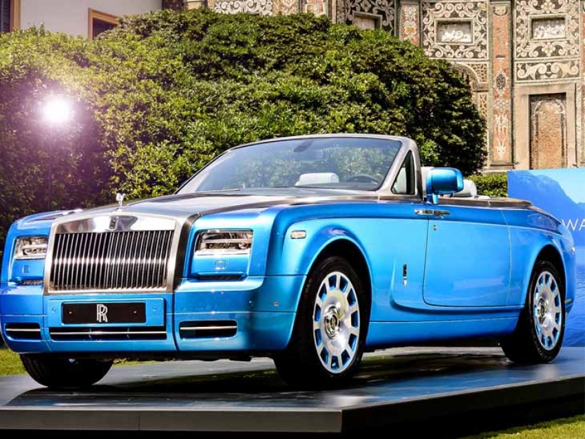 El novedoso Rolls-Royce Phantom Drophead Coupé Waterspeed Collection