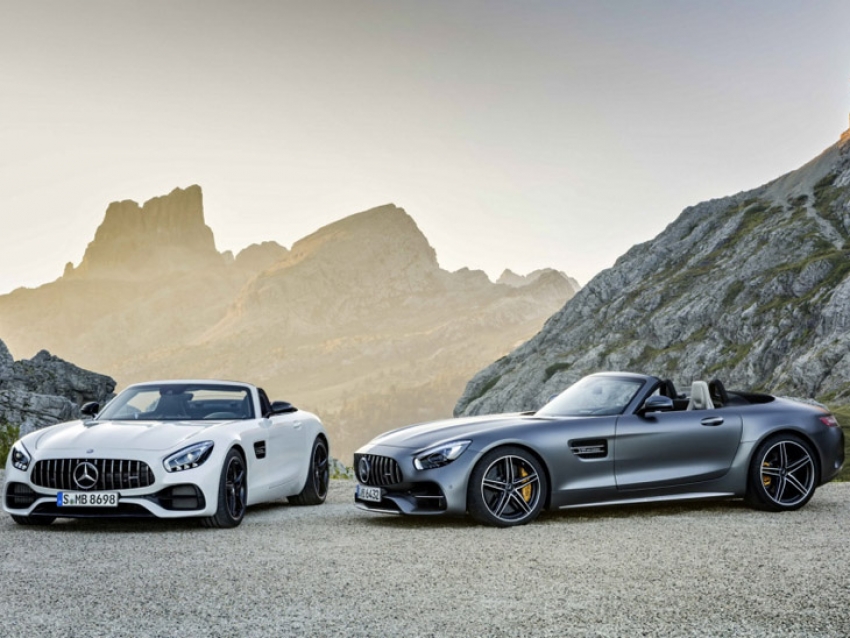 Los extraordinarios Mercedes AMG GT C y GT descapotables