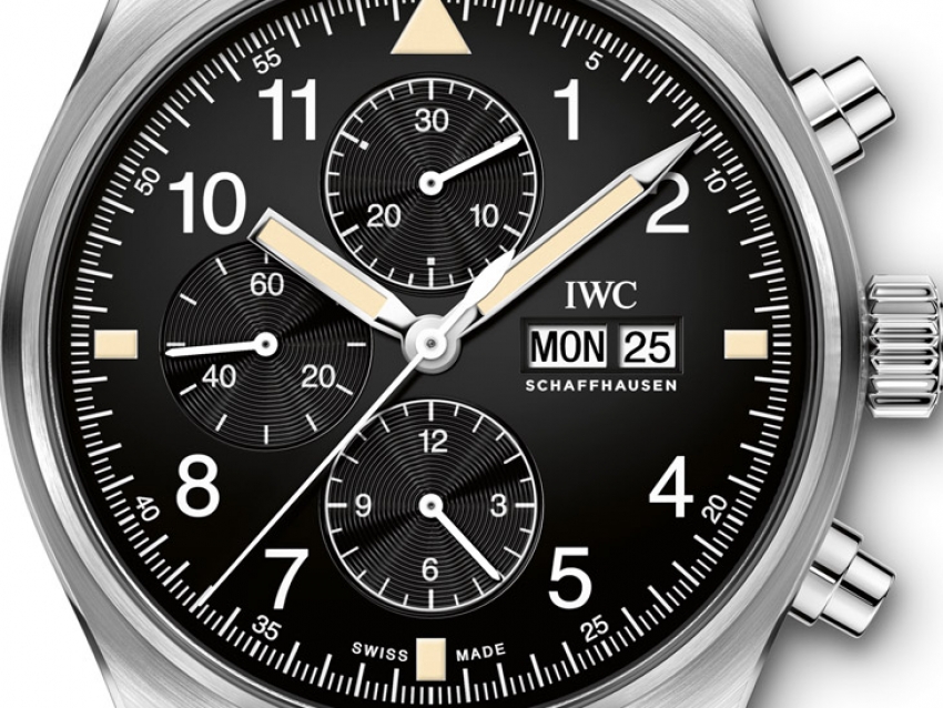 IWC regresa al diseño del primer reloj de Aviador Cronógrafo