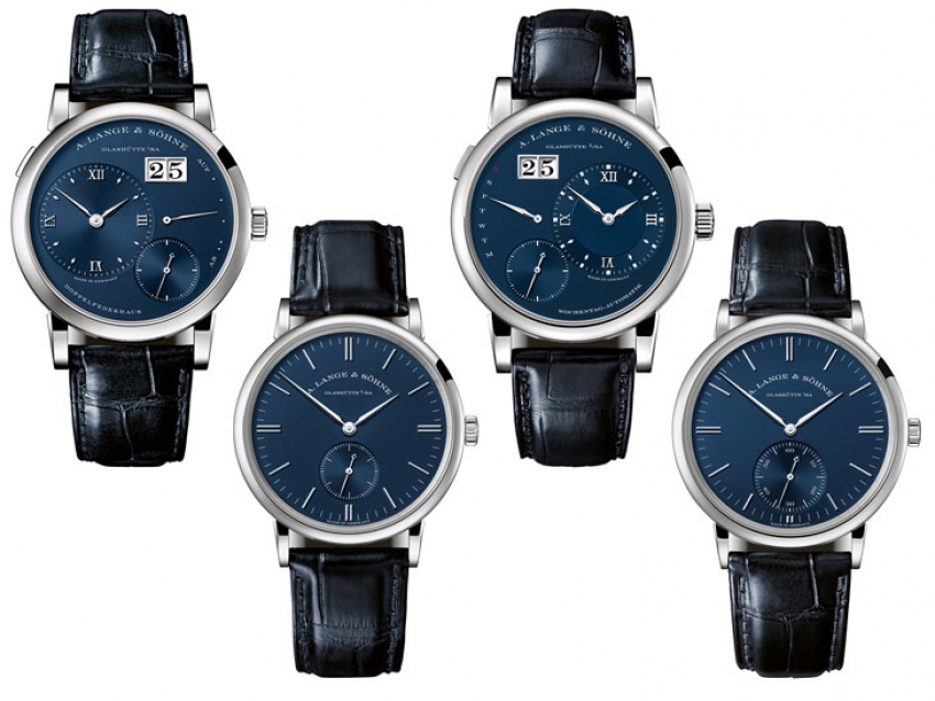Los nuevos relojes con dial azul de A. Lange &amp; Söhne