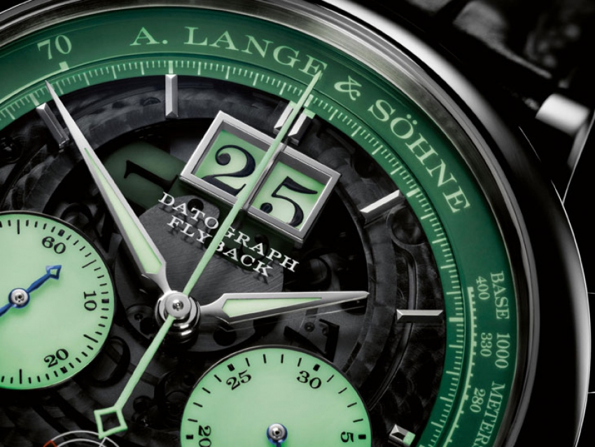 A. Lange &amp; Söhne sorprende con el Datograph Up/Down Lumen