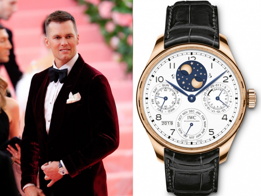 El impresionante reloj IWC de Tom Brady en la Gala Met