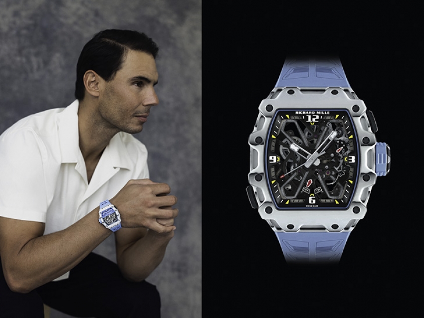 Rafael Nadal estrena nuevo Richard Mille en su muñeca