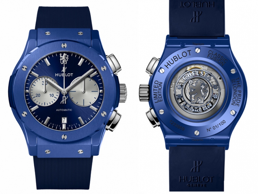 Hublot lanzó su tercer reloj en colaboración con el Chelsea FC