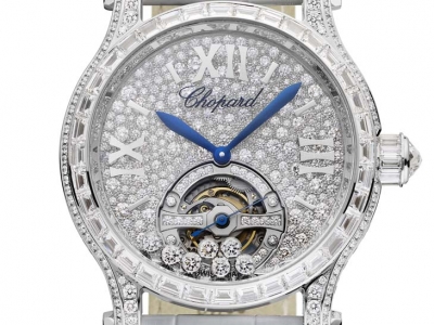 El majestuoso Happy Sport Tourbillon Joaillerie de Chopard