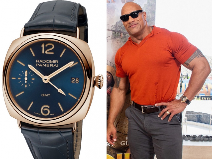 The Rock deslumbra con un imponente reloj Panerai