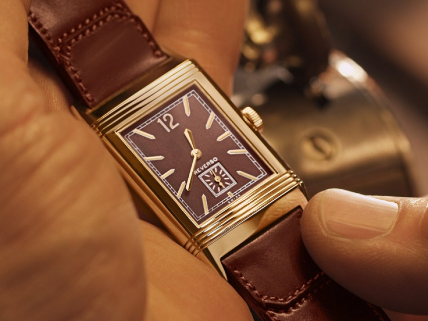 Close up al elegante Jaeger-LeCoultre Grande Reverso Ultra Thin 1931