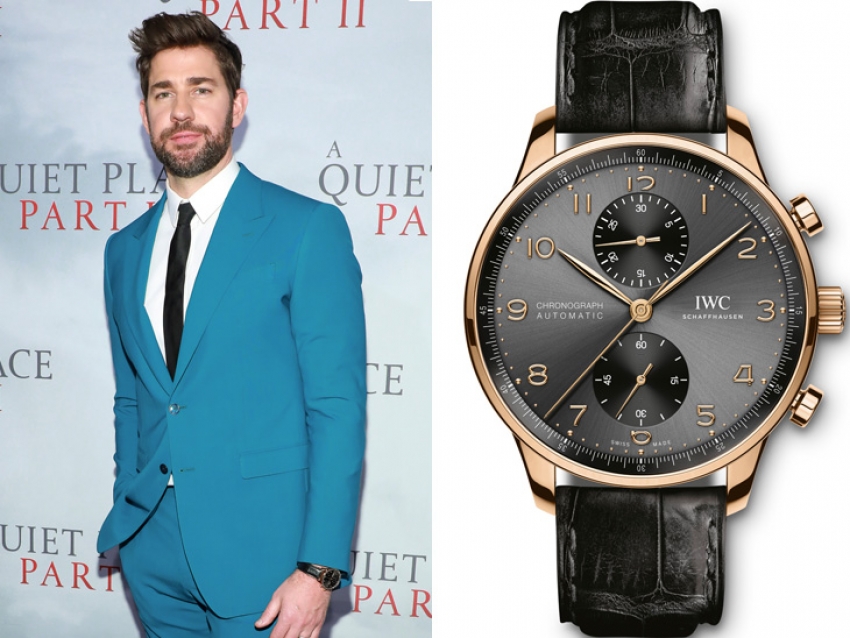 John Krasinski sorprende con un reloj IWC Portugieser en la premiere de &quot;A Quiet Place Part II&quot;