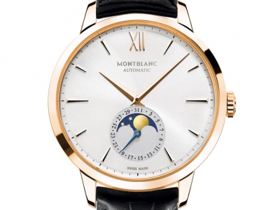 Close up al Montblanc Meisterstück Heritage Moonphase