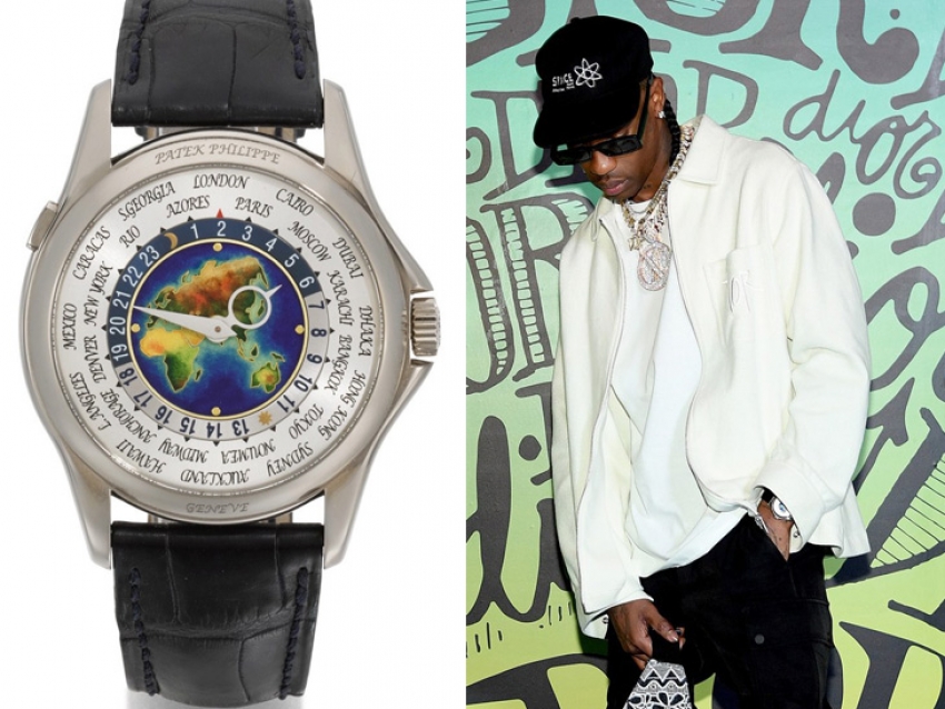 El exclusivo Patek Philippe 5131G World Time de Travis Scott