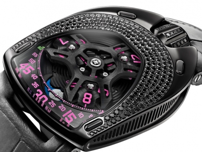 El excepcional UR-106 Black Pink Lotus de Urwerk