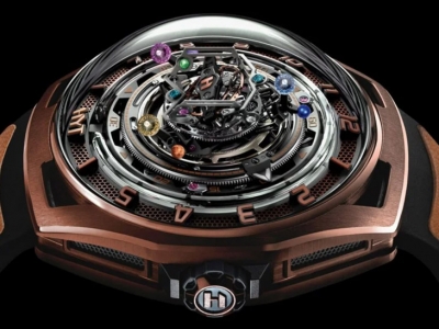 HYT presenta el alucinante Conical Tourbillon Infinity Sapphires