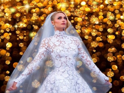 Así fueron los 7 vestidos de novia de Paris Hilton