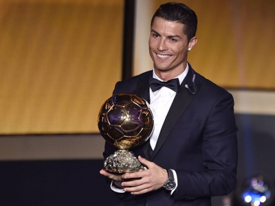 Cristiano Ronaldo usó Tag Heuer en la entrega del Balón de Oro 2014