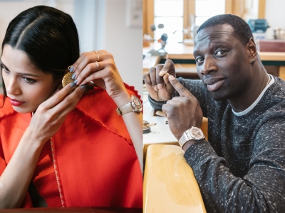 Freida Pinto y Omar Sy visitaron la manufactura de Audemars Piguet