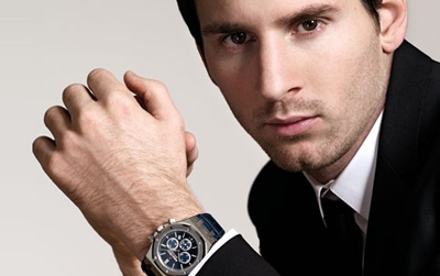 Close up al Audemars Piguet  Royal Oak dedicado a Messi