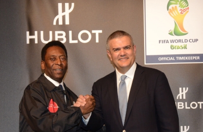 Hublot presentó el reloj oficial del mundial de Brasil 2014