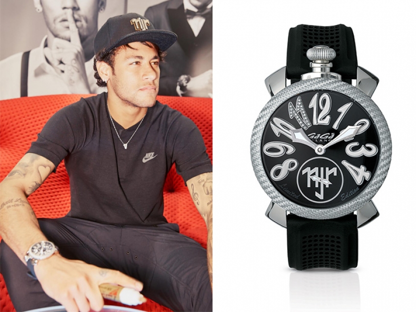 El increíble reloj Gagà Milano de Neymar Jr.