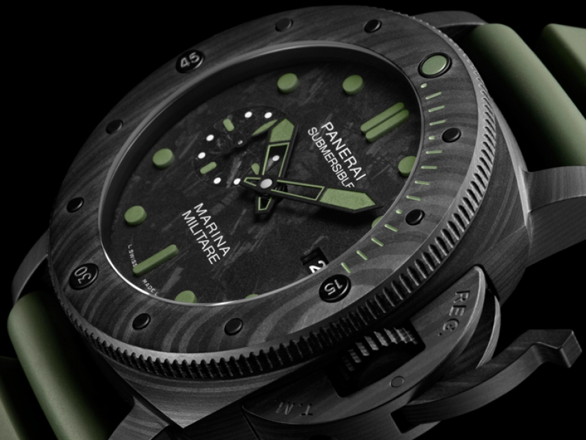 SIHH 2019: Panerai Submersible Marina Militare Carbotech – 47mm