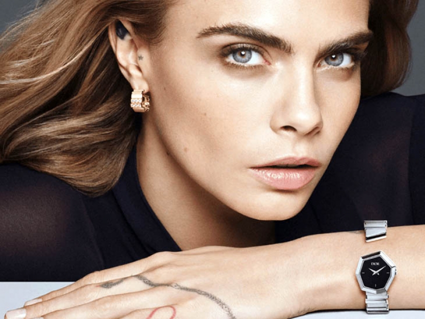 Cara Delevigne presenta la nueva colección Gem Dior