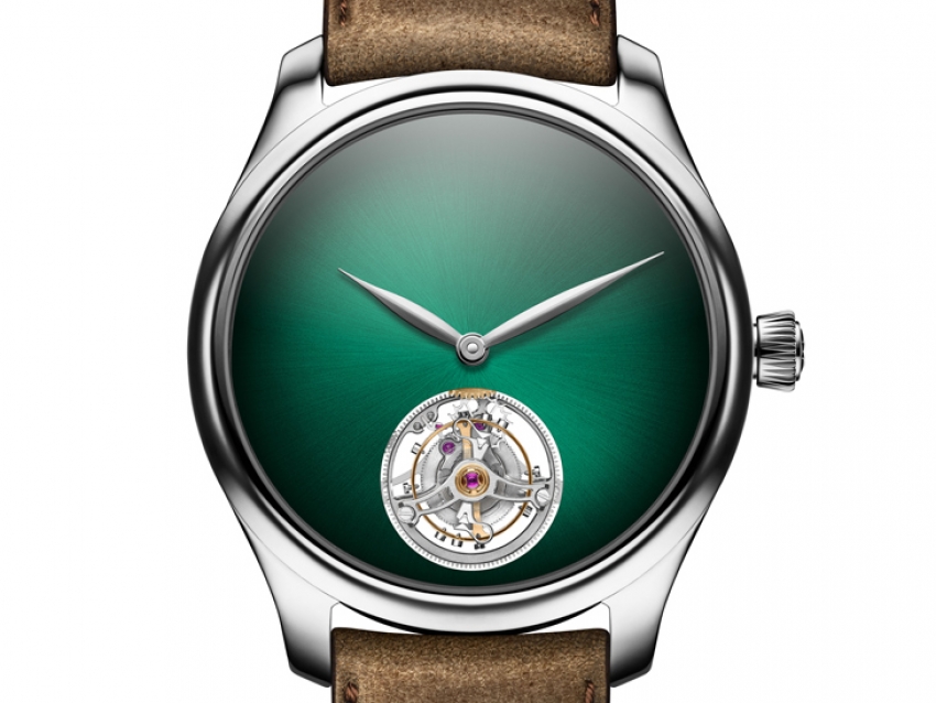 SIHH 2019: H. Moser &amp; Cie. Endeavour Tourbillon Concept Cosmic Green