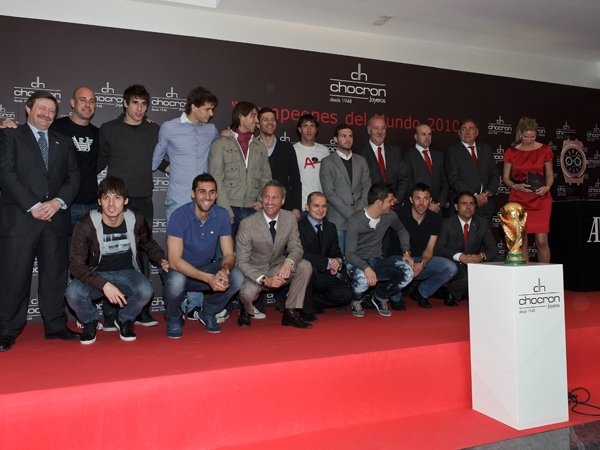 La selección de España recibió piezas de Audemars Piguet de regalo