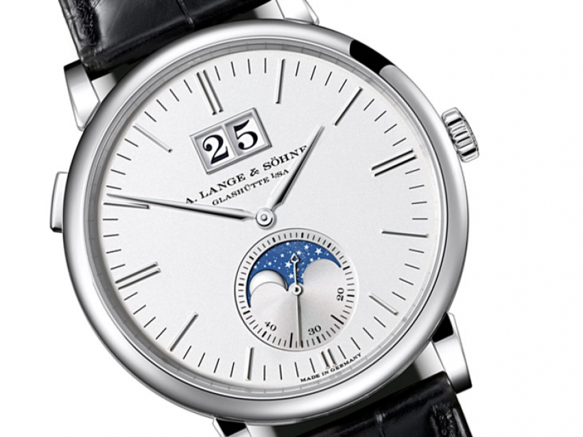 El elegante Saxonia Fases de la Luna de A. Lange &amp; Söhne