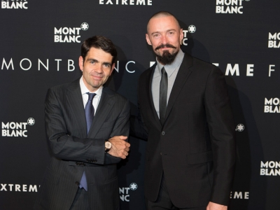 Montblanc lanzó su colección Extreme en Florencia con Hugh Jackman