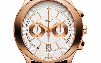 Close Up al Piaget Gouverneur de oro rosa