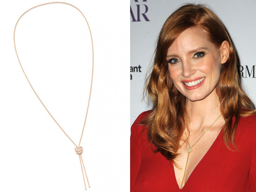 Jessica Chastain deslumbró con Piaget en Nueva York