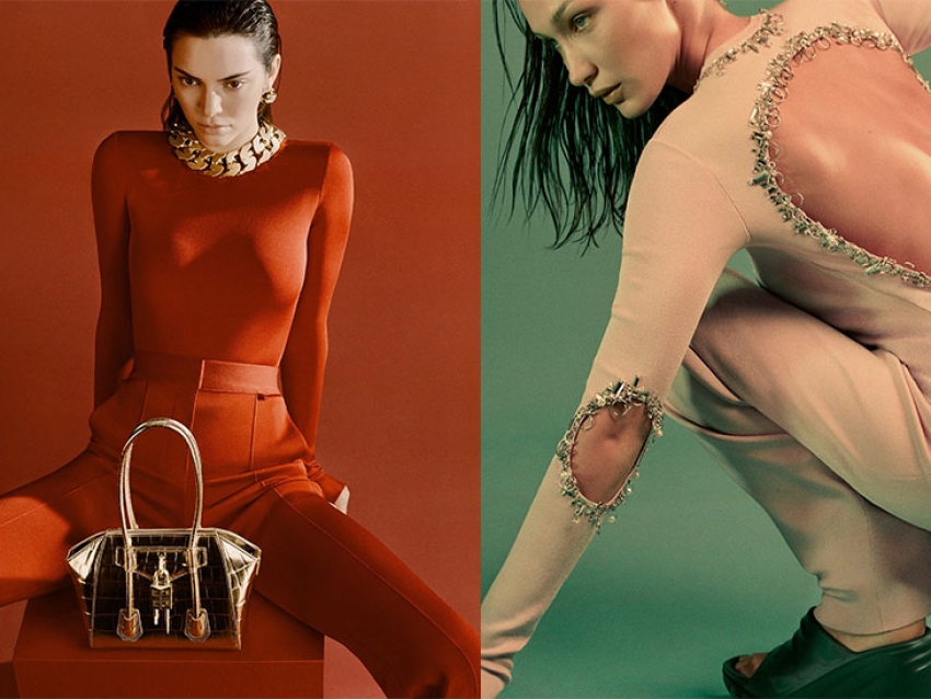 Bella Hadid y Kendall Jenner brillan junto a Givenchy