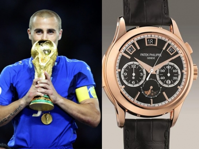 Subastan un exclusivo Patek Philippe de Fabio Cannavaro