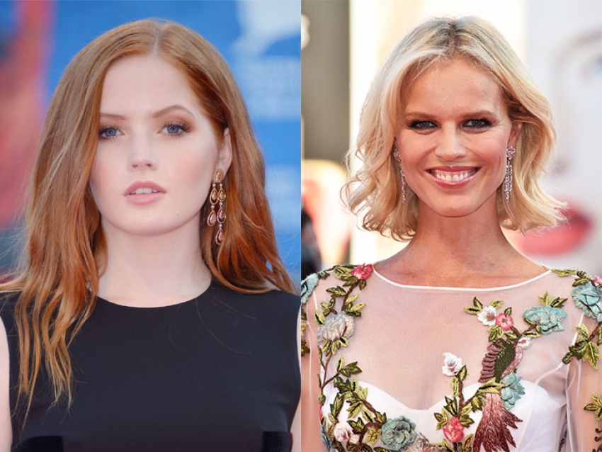 Eva Herzigova, Livia y Colin Firth y Ellie Bamber lucen Chopard en el estreno de Nocturnal Animals