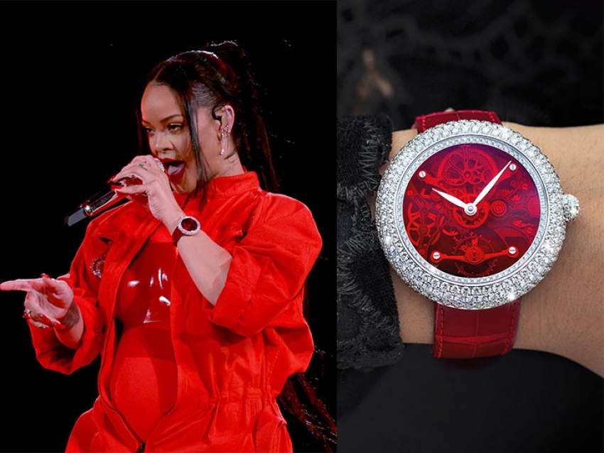 Rihanna deslumbra con un Jacob &amp; Co Brilliant Northern Lights