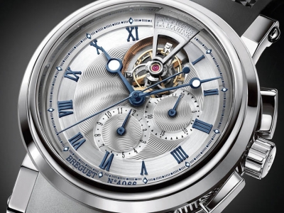 Close Up Breguet Marine Tourbillon Chronograph