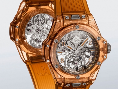 LVMH Watch Week 2021: Hublot Big Bang Tourbillon Automatic Orange Sapphire