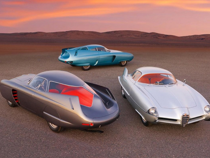 Subastarán un trío de autos futurísticos Alfa Romeo por US$ 20 millones