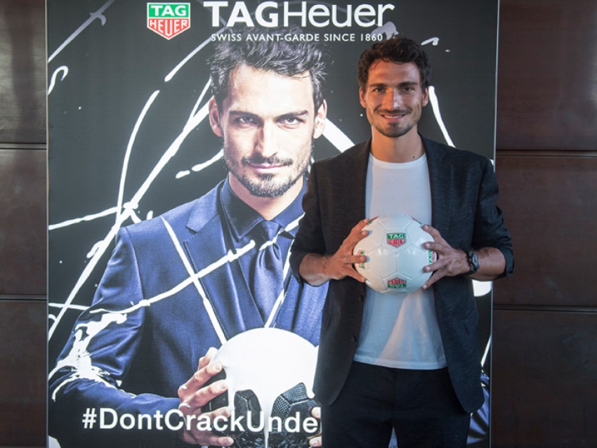 Mats Hummels es el nuevo embajador de Tag Heuer