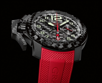 El Chronofighter Oversize Superlight Carbon de Graham