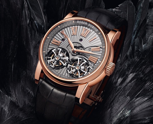 El increíble Roger Dubuis Hommage Doble Tourbillon Volante