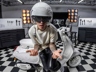 La fabulosa Vespa diseñada por Justin Bieber