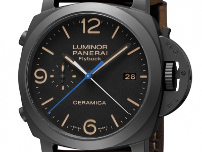 Pre SIHH 2015: Panerai Luminor 1950 3 Days Chrono Flyback Ceramica