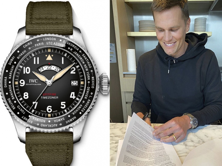 Tom Brady y su magnífico IWC Timezoner