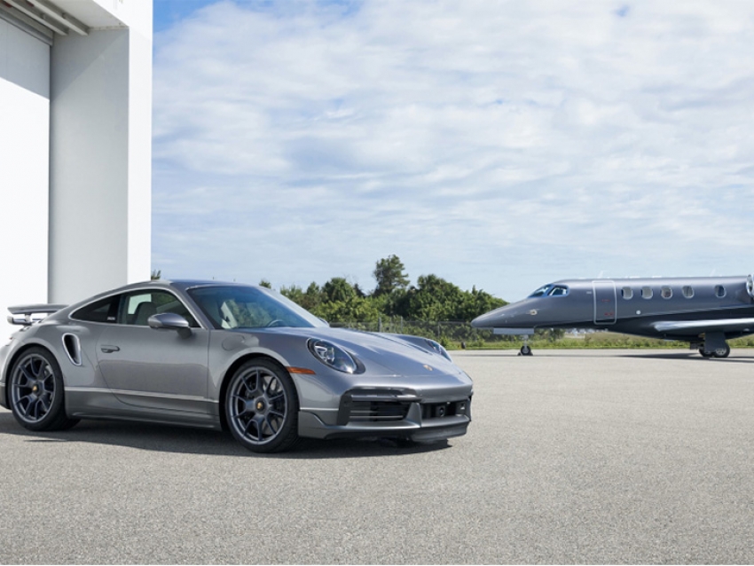 Un jet privado y un Porsche 911 Turbo S por US$ 10 millones de dólares
